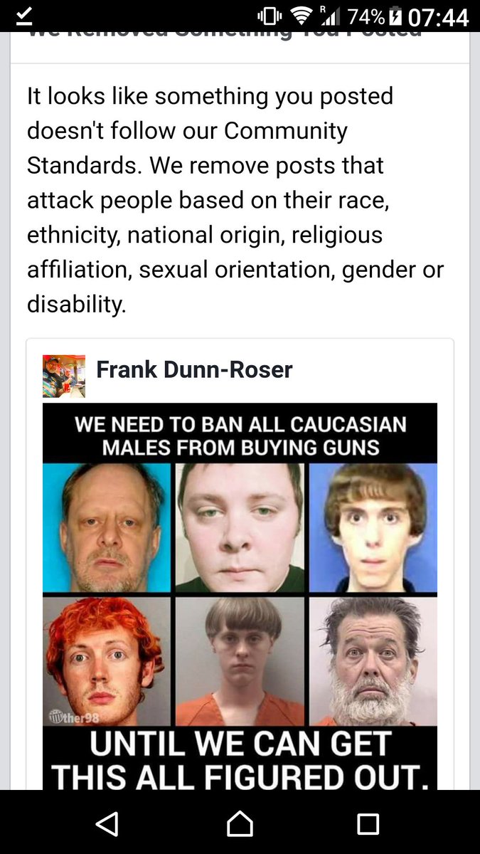 FrankieMcCranky's tweet photo. Facebook banned me for this??? WHY #Facebook #FacebookAds #FacebookSupportNumber https://t.co/sC69VURhSZ