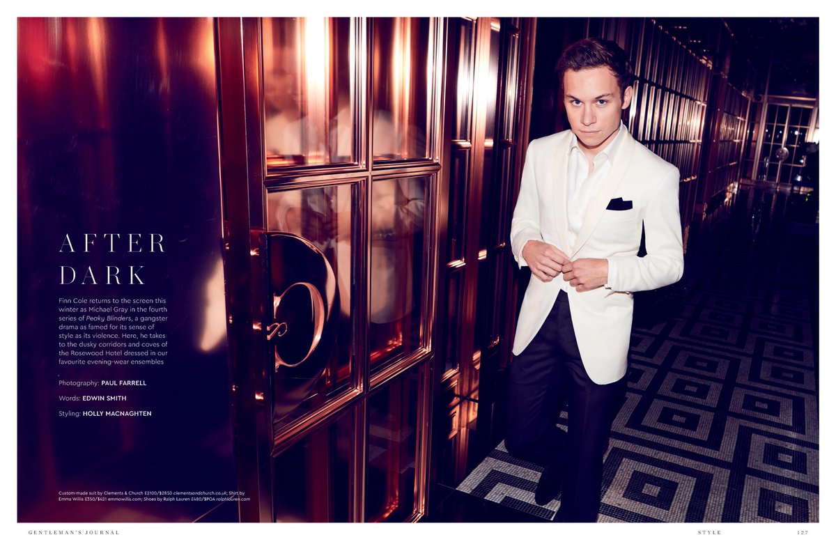 Finn Cole On Twitter Check Out The Gentleman S Journal For All Things Peaky Blinders Slaughterhouse Rules And Animal Kingdom And Me