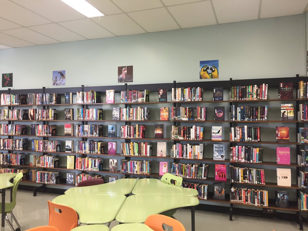 jpci_lib's tweet photo. Sneak peak of our de-cluttered fiction section! @bloorci #libraryrevitalization #LookingGood https://t.co/bqyeGZdqcD