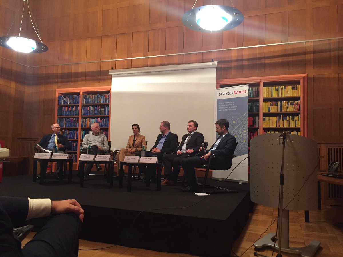 CHollingworth0's tweet photo. Fantastic panel discussion today on #catalysis for a #sustainable future @SpringerNature in Berlin! Thanks to our excellent panel! https://t.co/jljTYTPQ3B