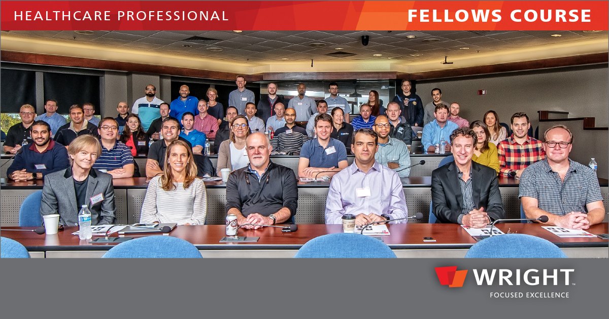 wrightmedical's tweet photo. 39 Fellows attended our Orthopaedic Foot &amp; Ankle Fellows course last weekend. #orthopaedic #innovation https://t.co/4AH4vibpxp