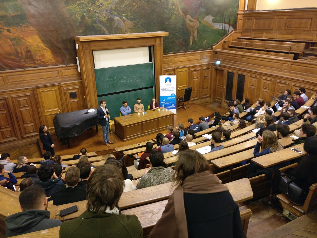 Merci à <a href="/SorbonneJunior/">Sorbonne JR Conseil</a> pour cette Conférence J.E. sur l'audace d'entreprendre. De beaux échanges avec des intervenants de qualité ! 💡