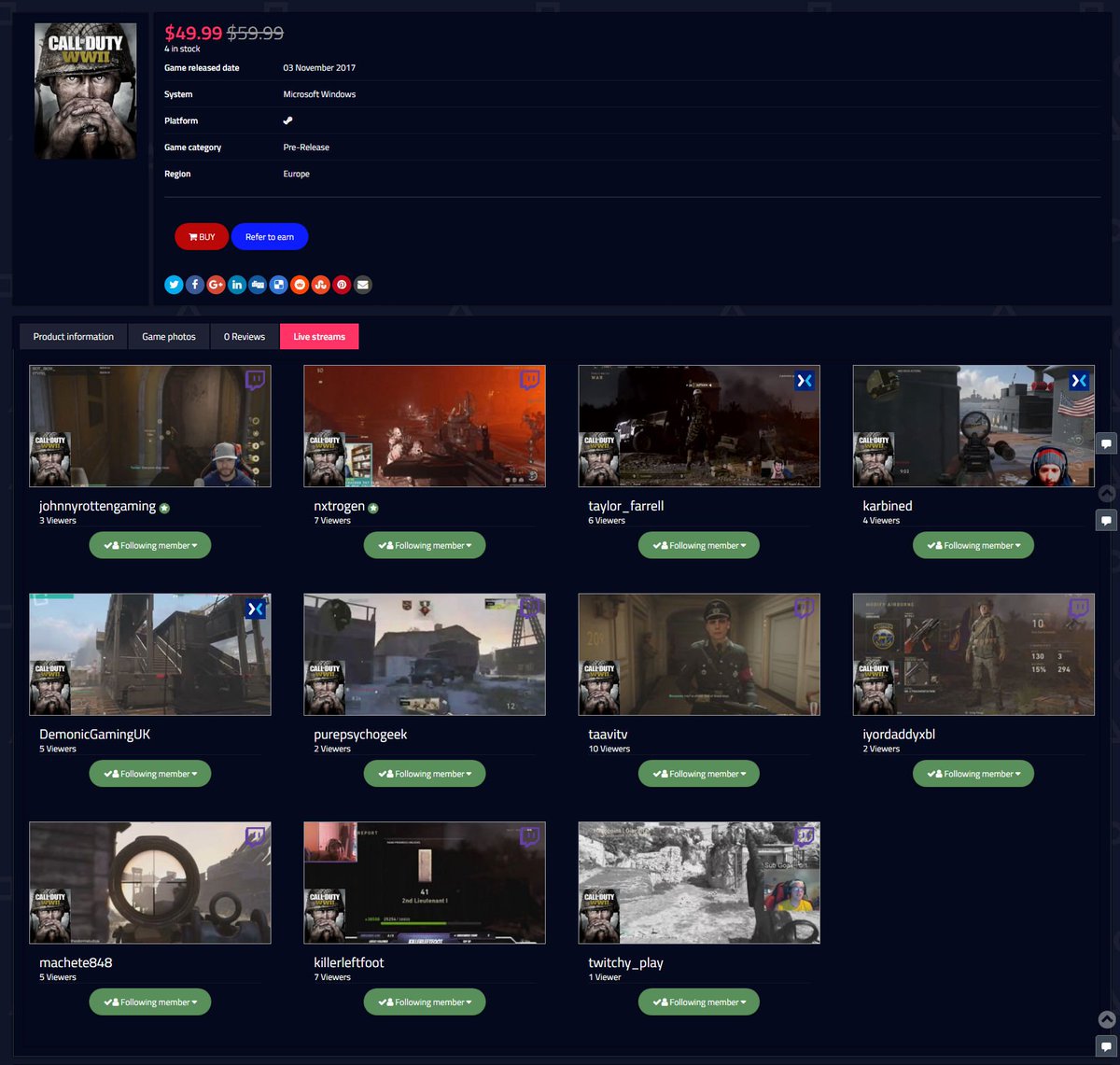 cgnstreams's tweet image. Check out these #CGN Streamers playing #CODWWll right now from #Twitch and #Mixer 

cgn.us/streams/stream…