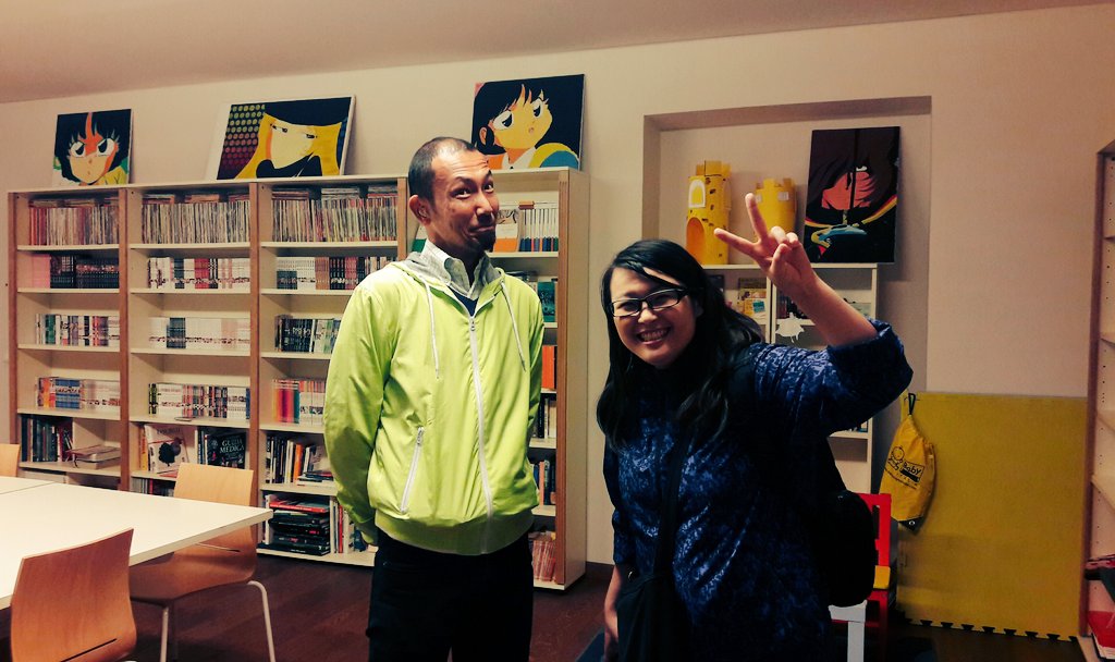 CINEDEAF's tweet photo. Arrivano i primi ospiti! A Roma @MakiharaEri, regista di #LISTEN...non perdete il suo film domenica 19 ore 11 al @Museo_MAXXI #Cinedeaf2017 https://t.co/ESYdCCqO5n