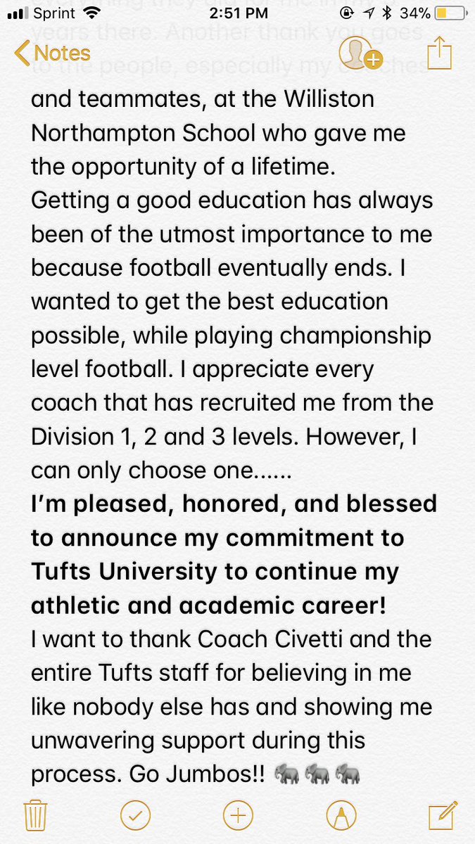 real_bjones's tweet photo. Truly blessed! #GoJumbos 🐘❗️ https://t.co/otxpJA7YDc