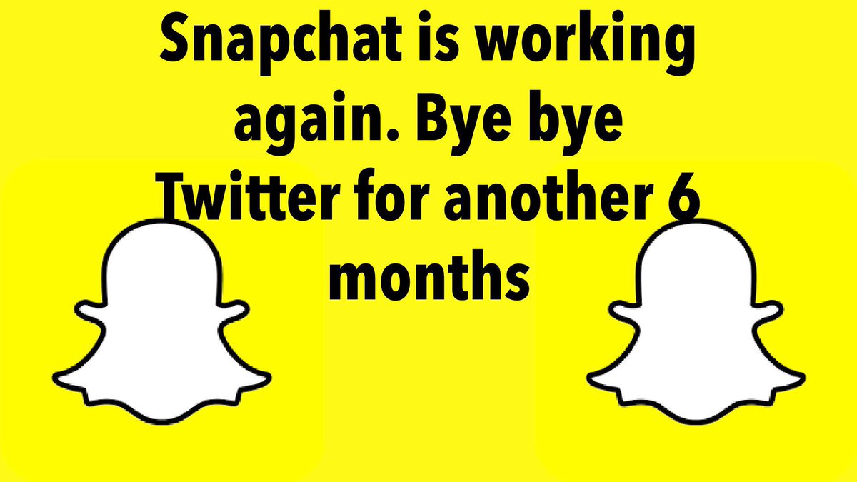 Hello Snapchat #snapchat #snapchatdown #byetwitter #twitter #heyinsta #snapchatstory