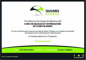 crisqui80's tweet photo. #Hoy se gradua la primer promoción de Nuestra Escuela Delegados clubes de Barrio Orgullosos de ellos que hacen todo x amor @QuilmesDeportes https://t.co/RrjlNqlt2V