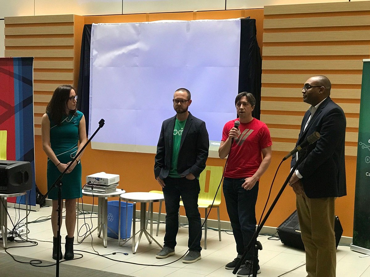 CarolinaFintech's tweet photo. Thank you for coming out to the #CFHhackathon in Charlotte this past weekend and a special thanks to @unccharlotte for hosting! #CFH #CLT https://t.co/SY7gxol5br