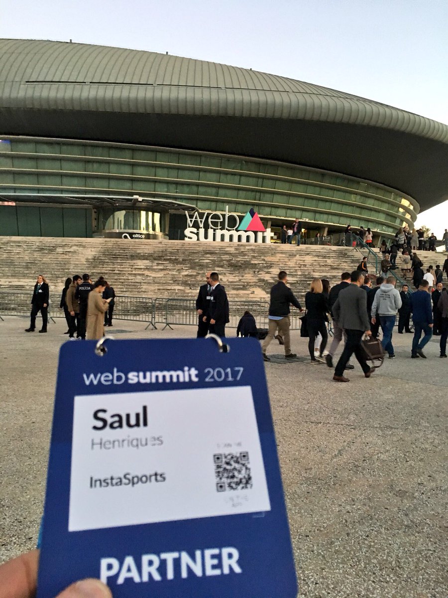 Instasportsapp's tweet photo. Here we go again #instasportsapp #instasports #sportsbiz #sportsbusiness #websummit #lisbon #startups https://t.co/TiTCP9Dxhv