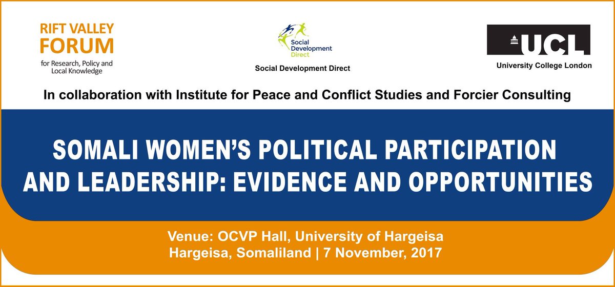 Guoledjama's tweet photo. #Somaliland Women’s Political Participation and Leadership: Evidence and Opportunities@Institute for Peace and Conflict Studies https://t.co/xPUa7U4FJb