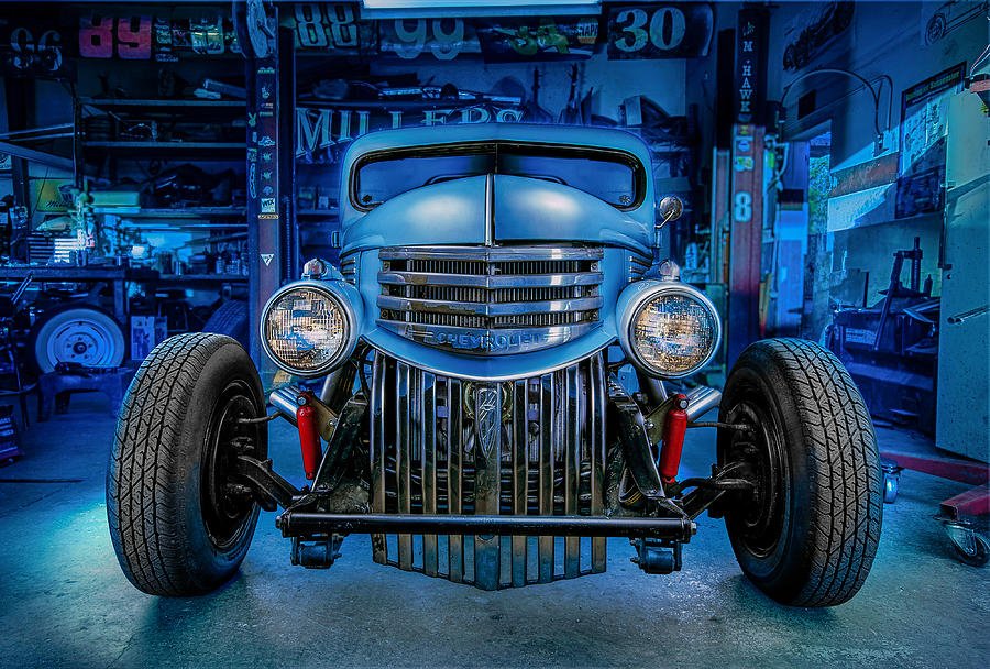 1946 Chevy Truck -YoPedro  goo.gl/1purB5  #HotRod #FineArt