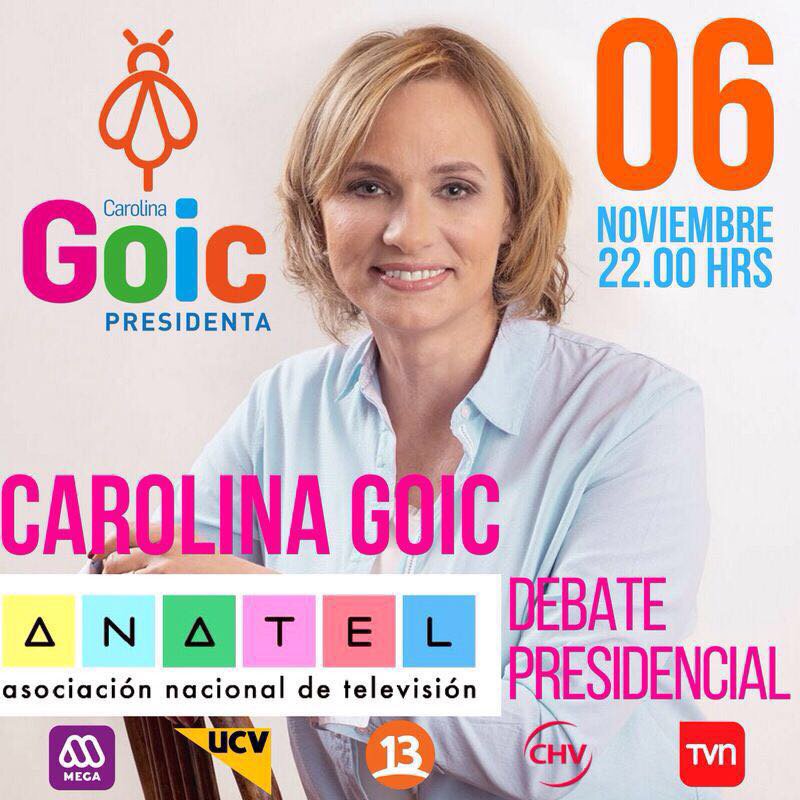 ElNorteConGoic's tweet photo. hoy todos y todos acompañando a la candidata Número 1 .@carolinagoic #DebateAnatel  #GoicEnAnatel #VotaGoic #Vota1 https://t.co/SGve7eYCFJ
