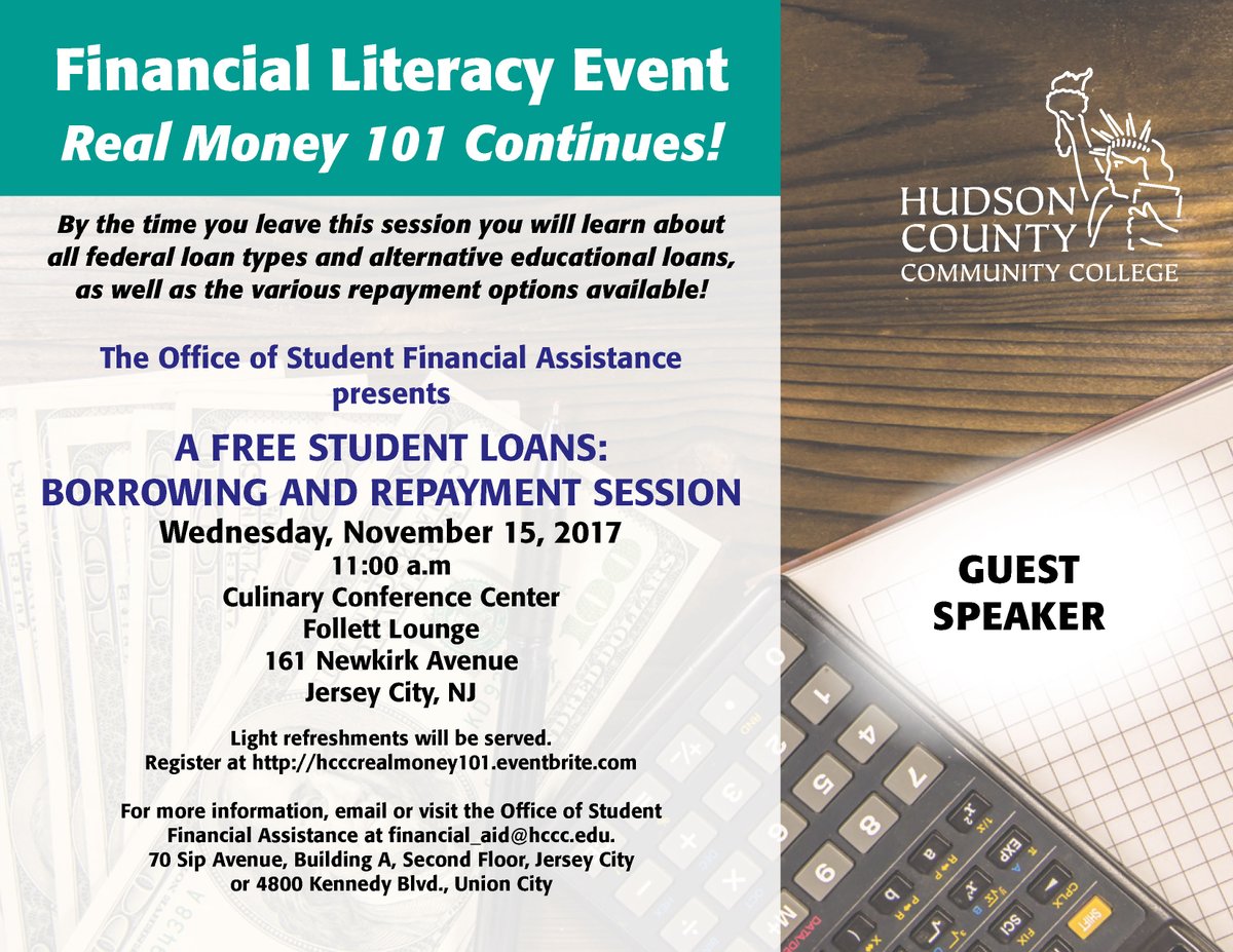 HudsonCCC's tweet photo. Financial Literacy 101 Continues...@hcccfinaid #hcccfall2017 #FinancialLiteracy https://t.co/HiW7F7fAjb