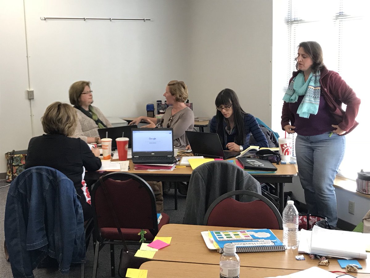 feldman_christy's tweet photo. TLCs updating coaching implementation plans from August. Where are we and what’s next?  Great work with STRIVE!  #d11icss https://t.co/gavZsJ4bjl