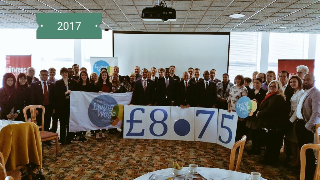 Bham_Citizens's tweet photo. Hats off Brum employers for building a fairer city by paying the real #LivingWage year in year out. Looking forward to more joining in. https://t.co/BitBLm2fWh