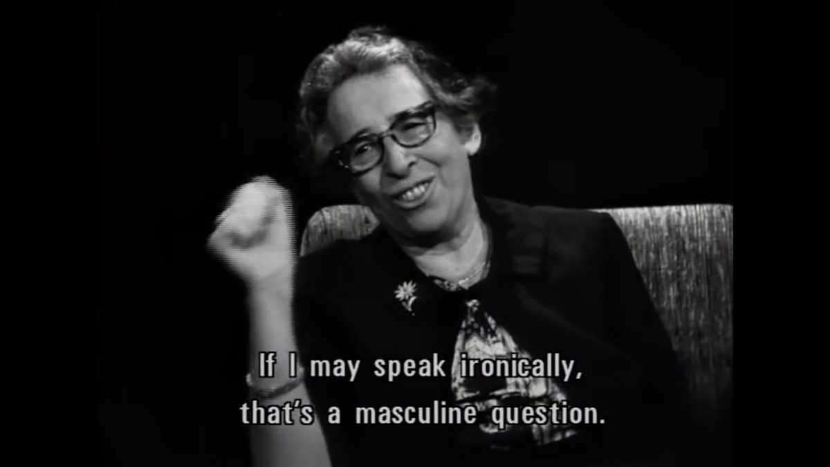 laphdj's tweet photo. Hannah Arendt knew it. https://t.co/M3zoHYElyK