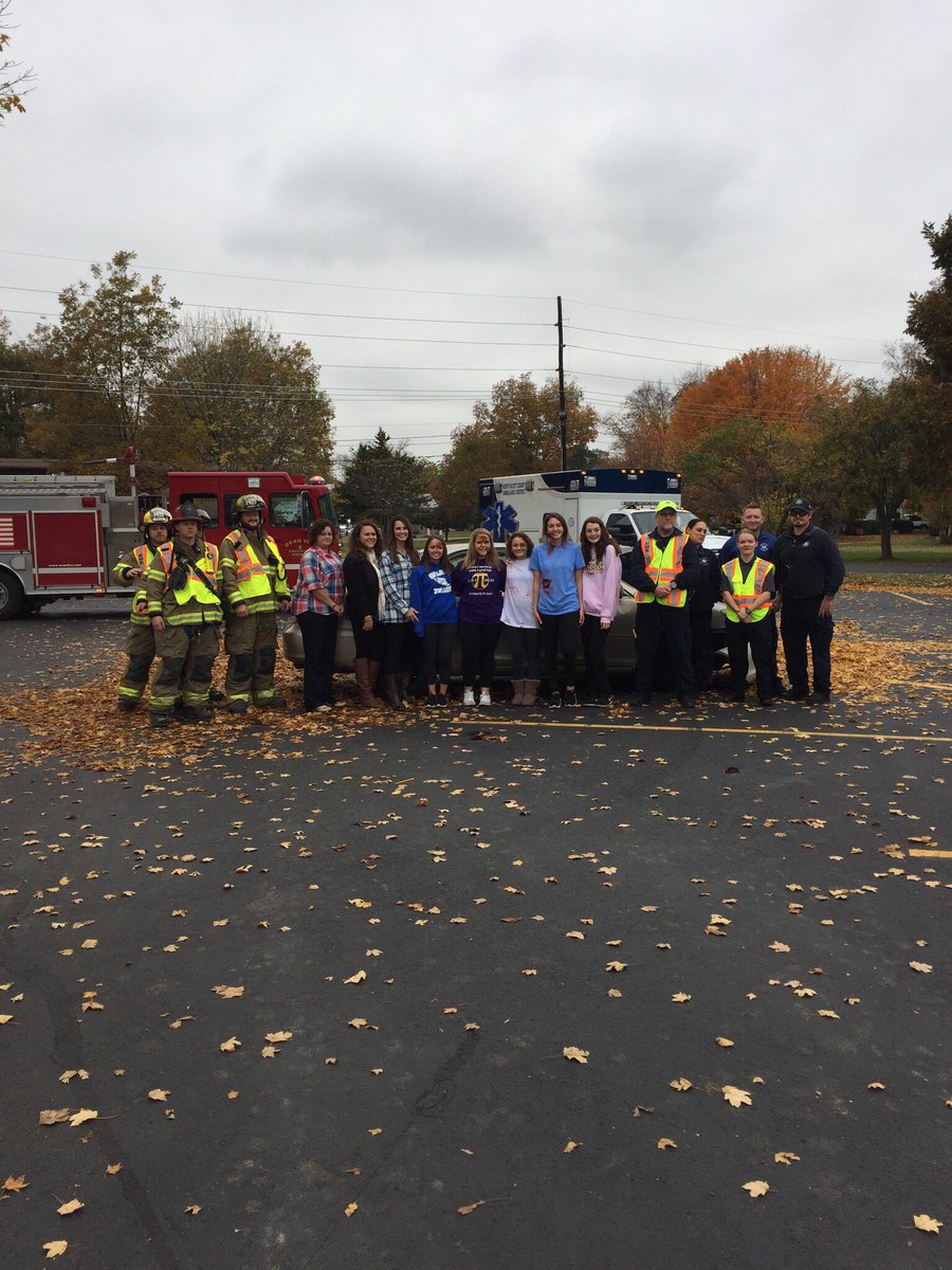 OranSupt's tweet photo. I would like to commend our MoTraction and FCCLA who help put on the mock accident today. #makeapositivediffernce https://t.co/cVHaMh3AYi