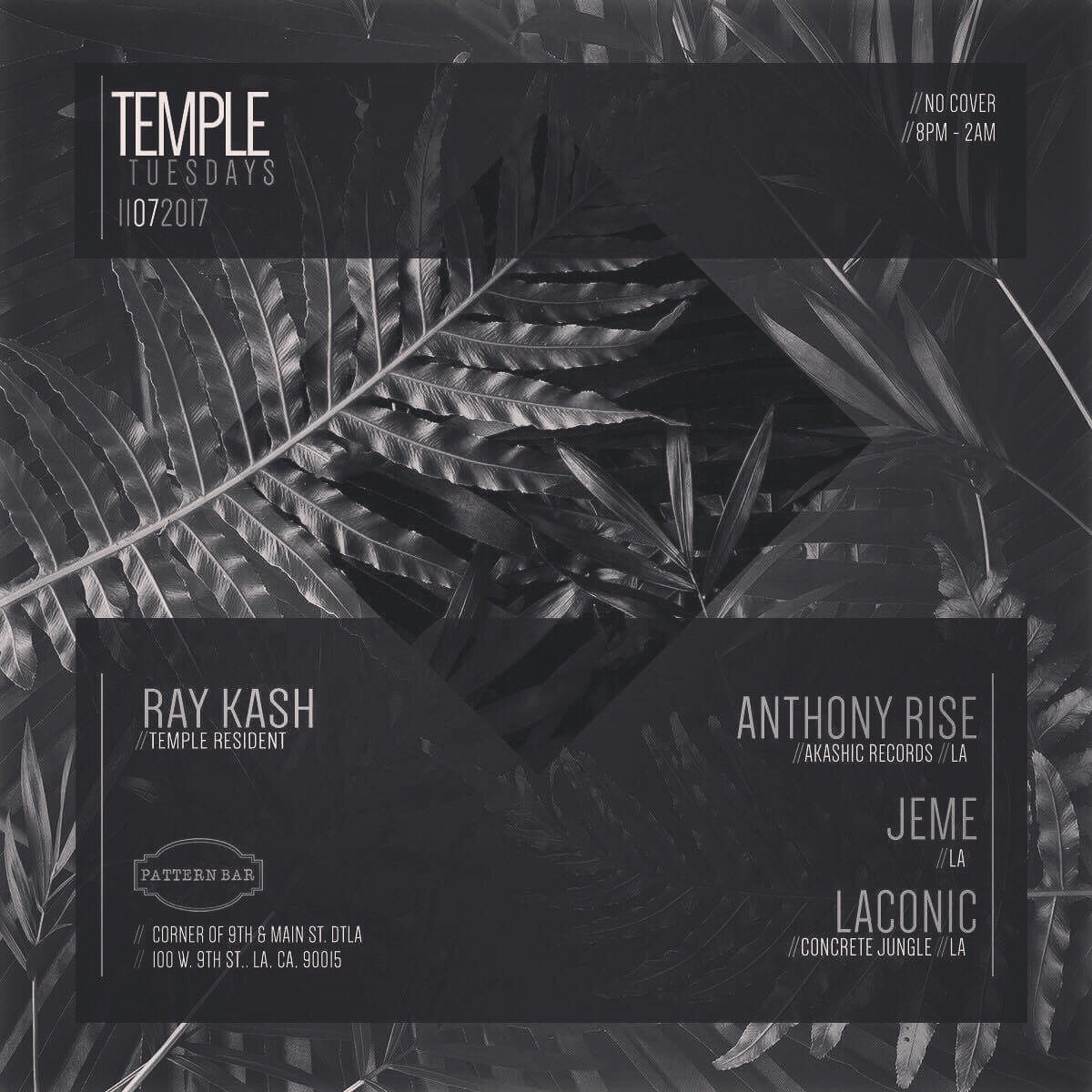 AnthonyRisedj's tweet photo. 11/7 Join us Temple Tuesday @Pattern Bar DTLA. https://t.co/BXqSaFrWYF