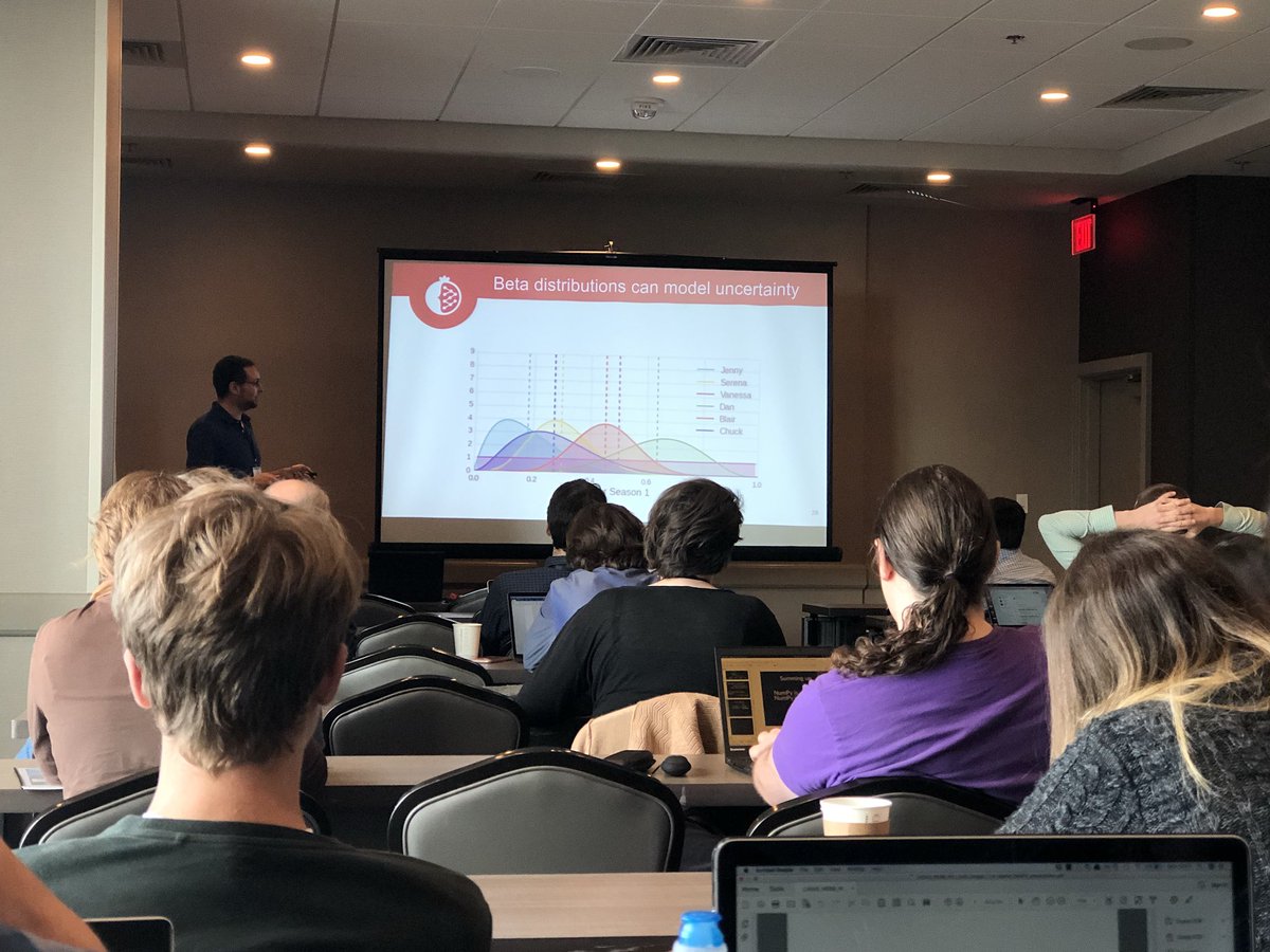 MaryamVareth's tweet image. Using Pomegrante to uncover who #GossipGirl is 🙈 (Dan) #DataScience #ProbabilisticModeling in #Python #DSESummit2017 github.com/jmschrei/pomeg…