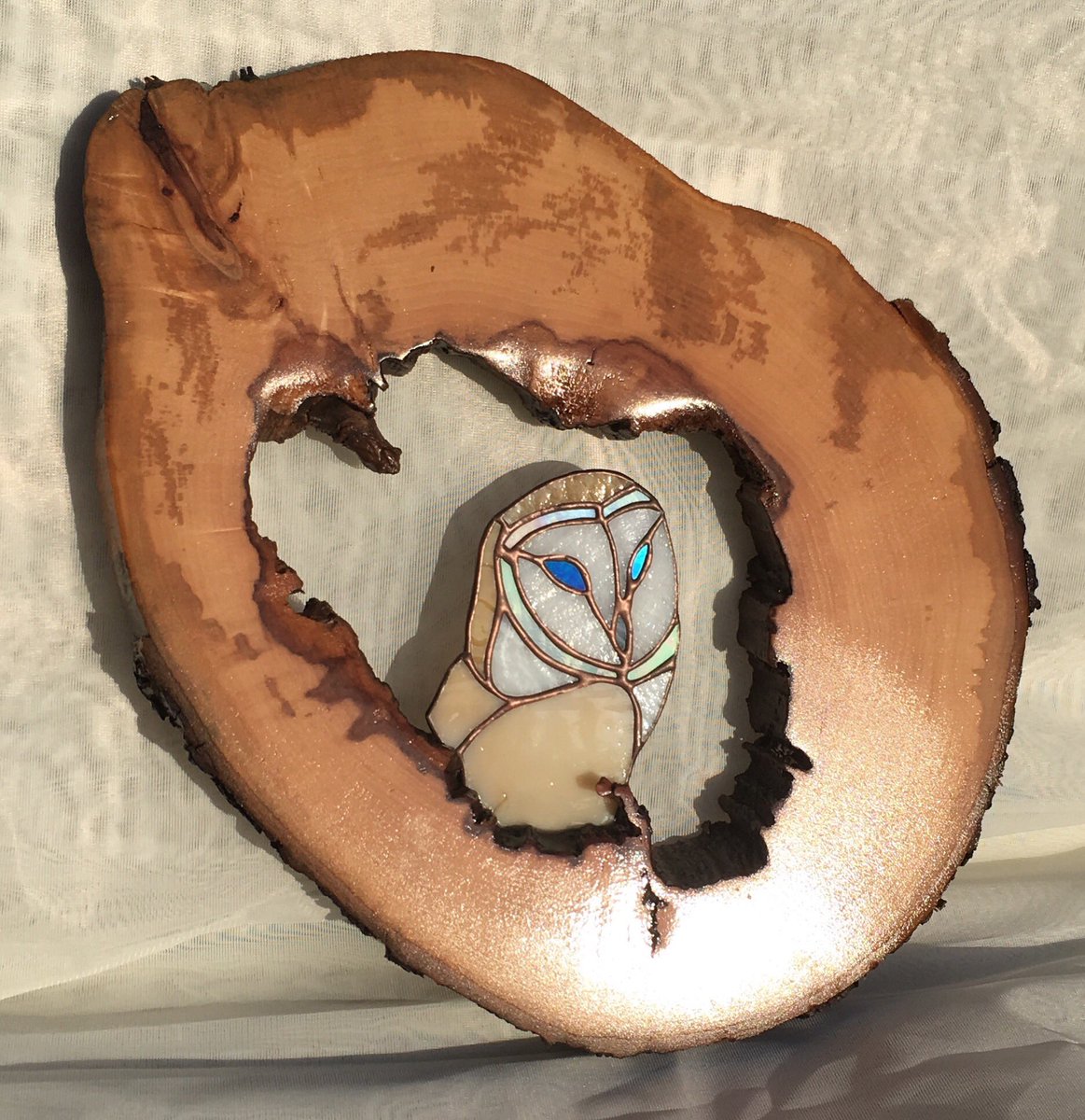 CharlanCrafts's tweet photo. What a hoot it was making this piece! Owl things considered I think it turned out really well 😊 I am owl ears to hear what you think? 🦉🤣 https://t.co/IOIa6zQjqe