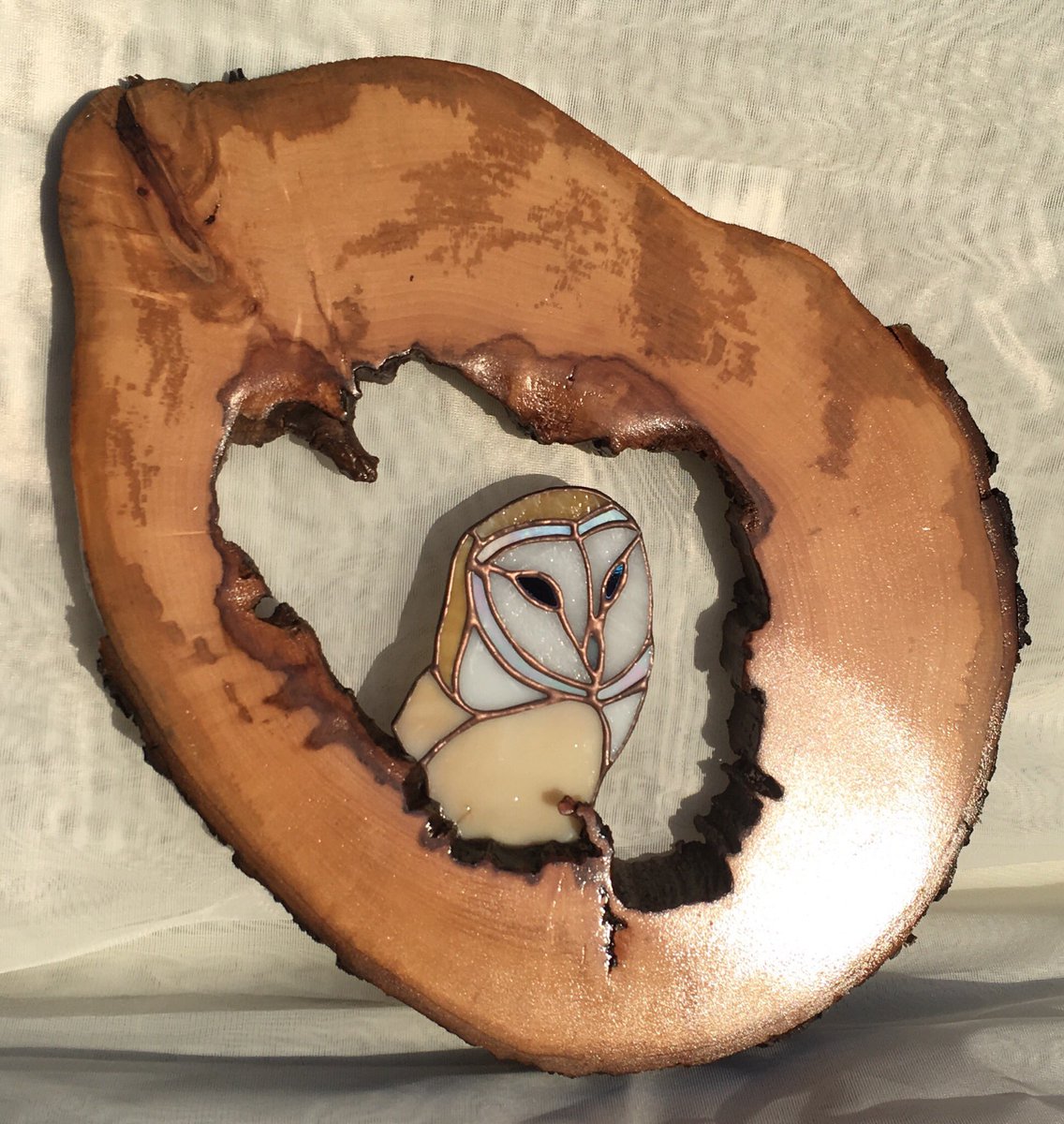 CharlanCrafts's tweet photo. What a hoot it was making this piece! Owl things considered I think it turned out really well 😊 I am owl ears to hear what you think? 🦉🤣 https://t.co/IOIa6zQjqe