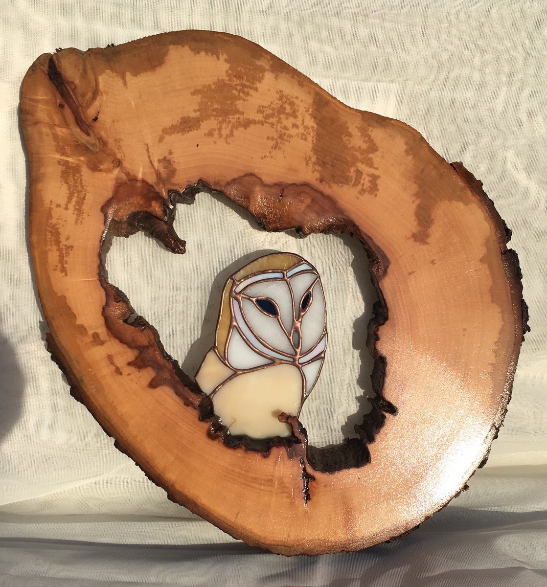 CharlanCrafts's tweet photo. What a hoot it was making this piece! Owl things considered I think it turned out really well 😊 I am owl ears to hear what you think? 🦉🤣 https://t.co/IOIa6zQjqe