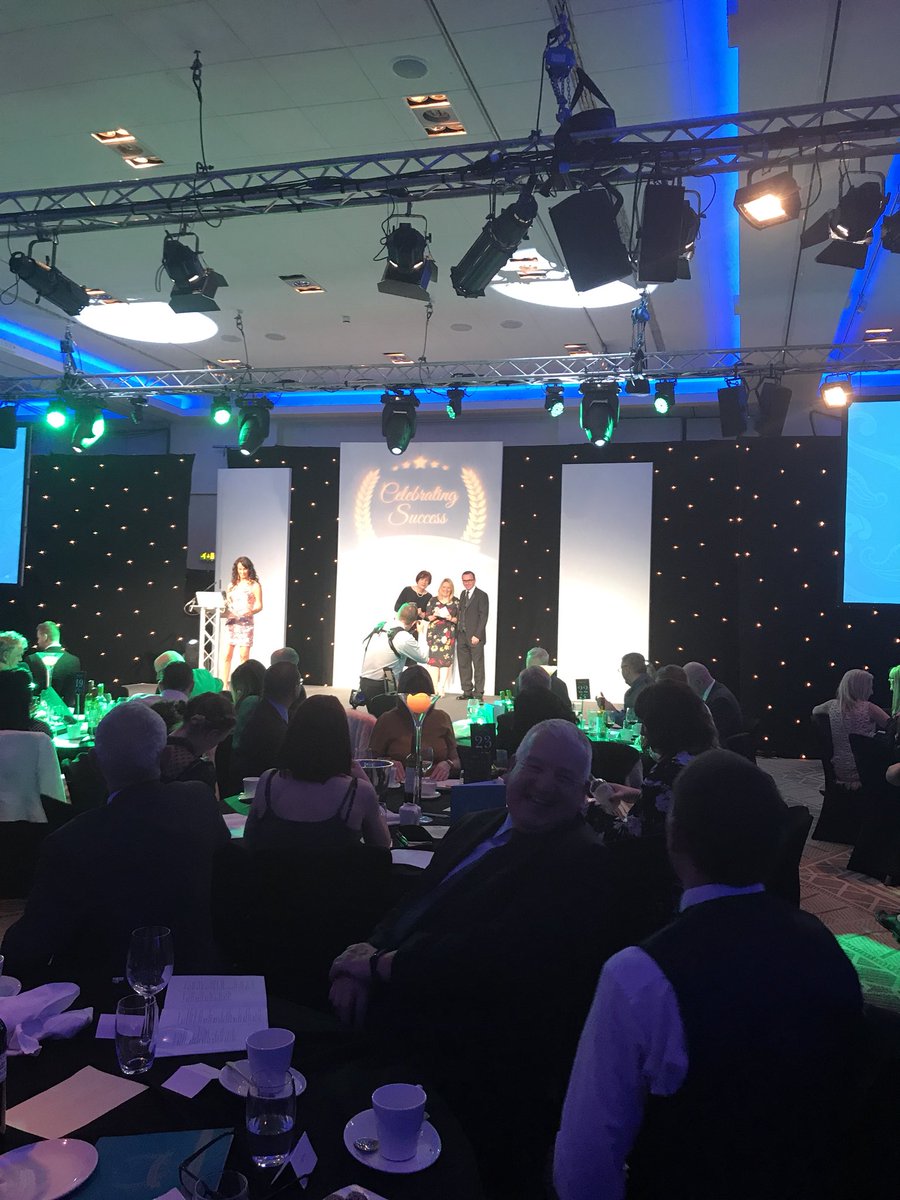 RenHSCP's tweet image. Yay!! Well done Pauline Robbie!! Susan collecting on Paulines behalf. Very well deserved #ggcawards