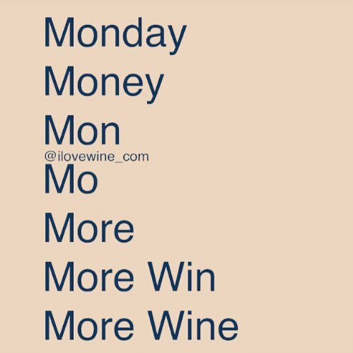 onceuponawine_'s tweet photo. More #wine indeed! 🍷🍾🥂#winenot RT &amp; share with your wine loving friends that’d appreciate this! 👍🙌✅ #OnceUponAWine #monday #morewine #yes https://t.co/e5DooDrH8H