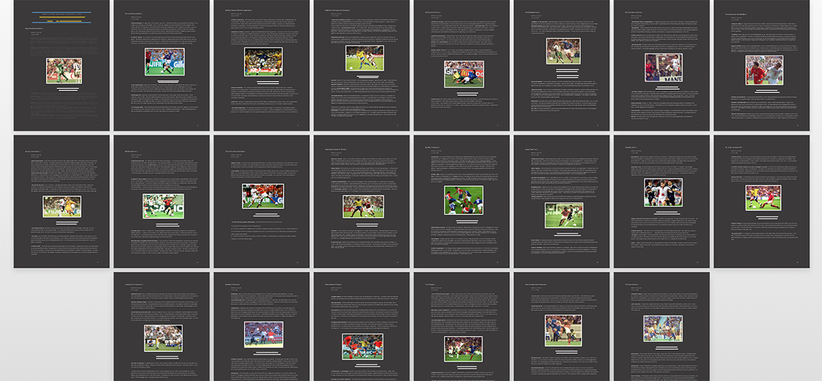 deniserge1's tweet photo. [Trilingual] My Interactive, Twenty Two Page, 10 000 + Word Composition of Bielsa's 1998 WC Articles for El País, are now available in a singular downloadable format, once acquired, select read-only option to access: any thoughts / feedback welcomed  - https://t.co/wk0oNDMNIM https://t.co/meMqm6HHyq