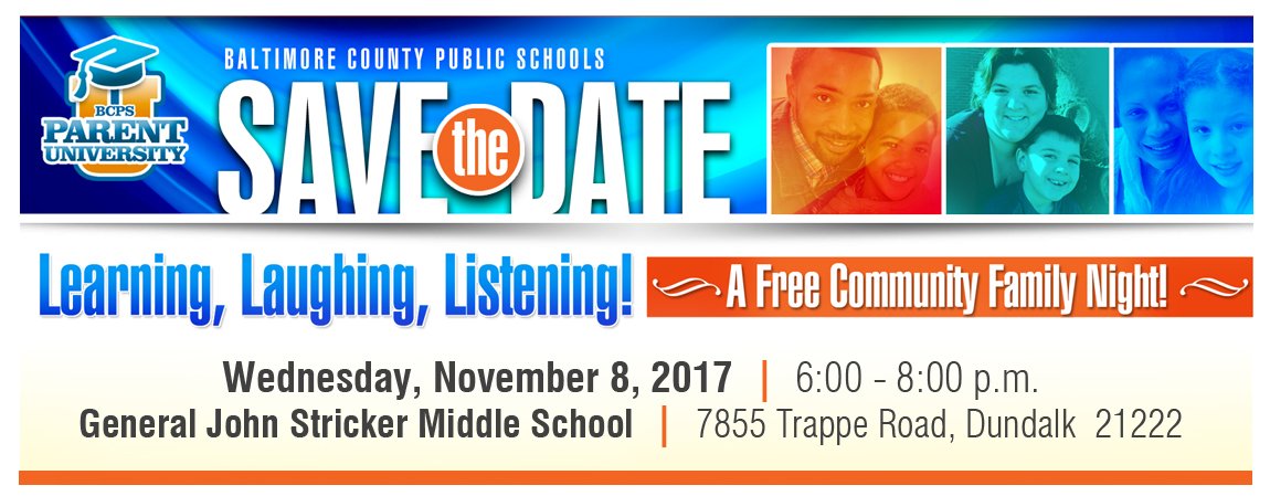 BaltCoPS's tweet photo. Join us for this family fun night at @StrickerPride!

@BCPSParentU https://t.co/5Ga0WYOCt6
