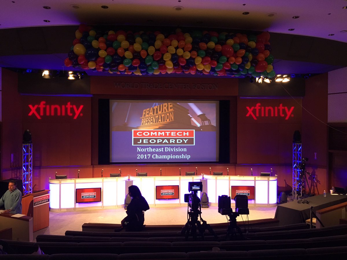 PrincessJulzMo's tweet photo. Prepping for Northeast Division CommTech Jeopardy 2017 Finals. https://t.co/xt6AaeJ0xr