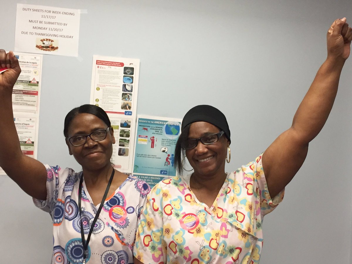 1199SEIU's tweet photo. “It's important to vote so we can protect our neighborhoods. You can count on us!" -Martha Castillo & Sandra Smith #1199Votes #VoteNoConCon https://t.co/uKufOopXGV