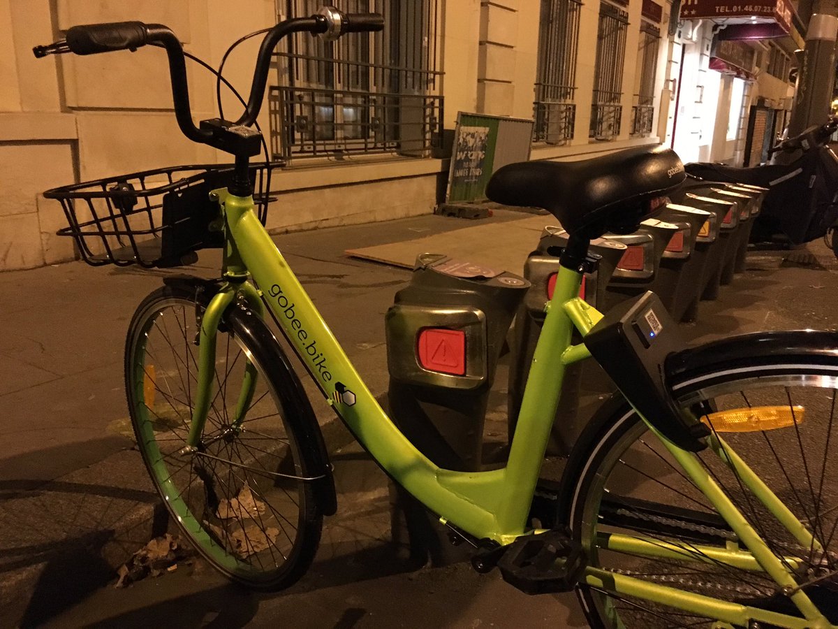 OlivierRazemon's tweet image. Déverrouillage de @GoBeeBikeFR : trois vélos, trois tentatives, trois échecs. @velib2018 peut dormir sur ses deux oreilles.