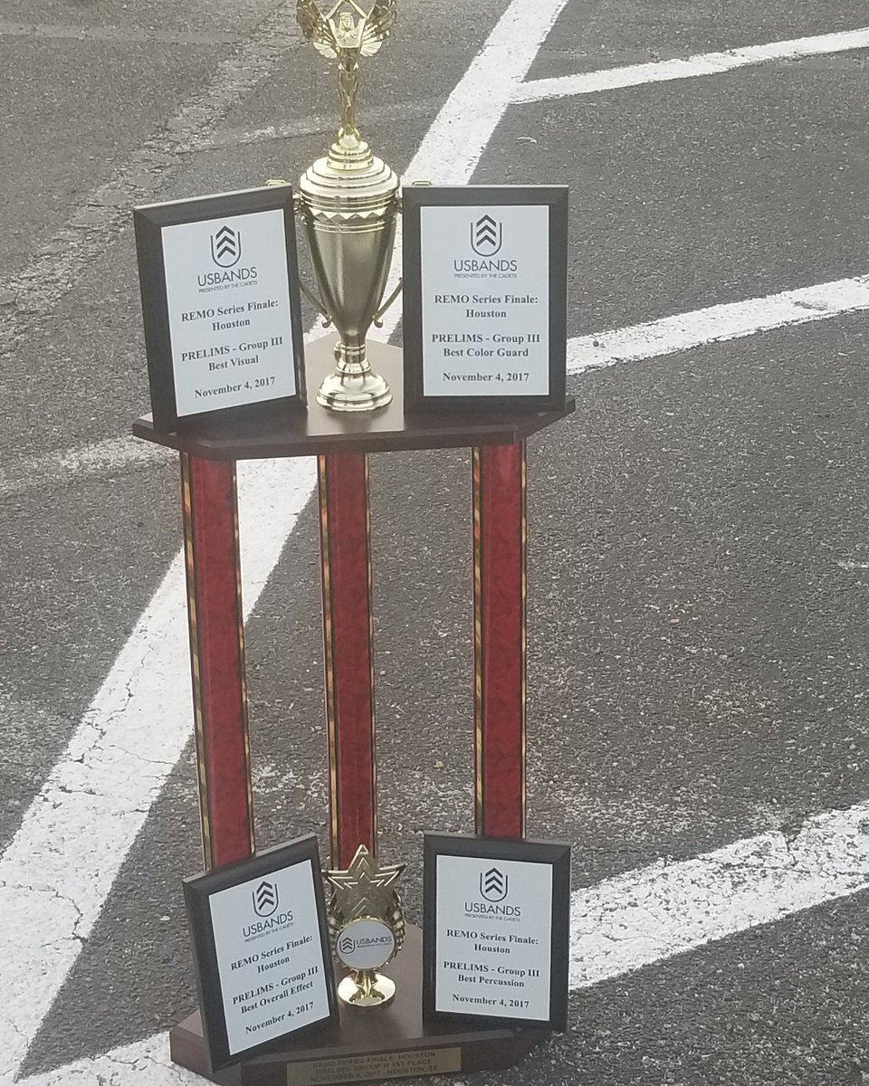 The Lamar Texan Band received Class Champion at the USBands Houston Finale at Rice Stadium. We perform in Finals at 7:30! #lamartexanband