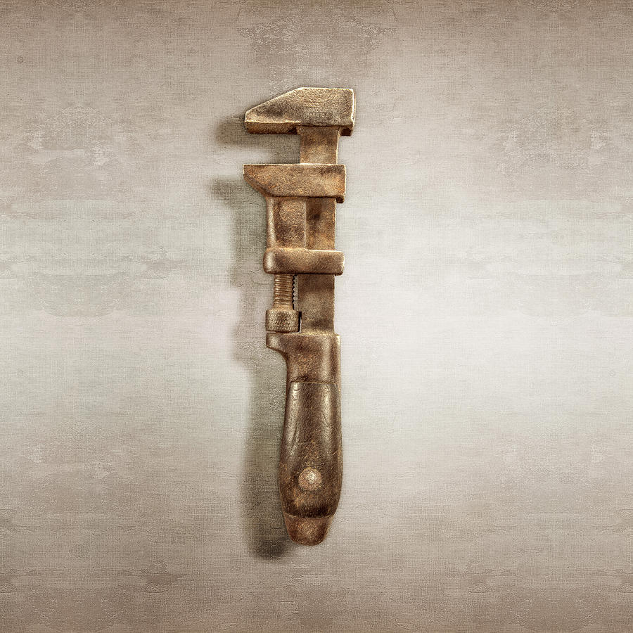 Adjustable Wrench Left Face -YoPedro  goo.gl/vM0Uv0  #HotRod #FineArt