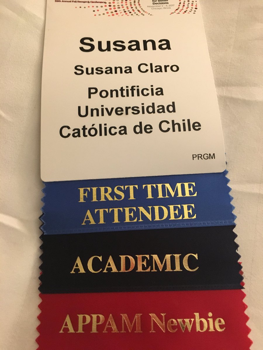 claro's tweet photo. Great #APPAM2017 conference! Amazing insights discussed here. I was an #appamnewbie and will return for #appam2018 directly from @ucatolica https://t.co/cgg0DHDpuN
