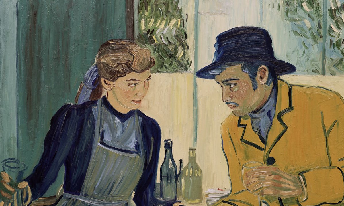 levmauc's tweet photo. Necesito ver LOVING VINCENT, largometraje compuesto por 56.800 fotogramas pintados 1 a 1. Cada fotograma es un cuadro pintado sobre oleo. https://t.co/gKSr5HKcwv