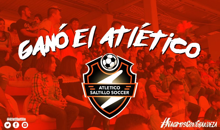 AtletiSaltillo's tweet photo. #CONvsATL 45' 2T 0-2 ¡Se acabó el partido! Ganaron los #Atléticos y ganamos los 4 puntos del partido llegando a 24 puntos #VamosXLaLiguilla https://t.co/zs4wnlMzpN