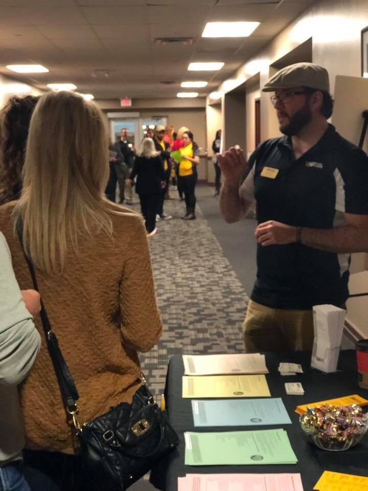Our School of Nursing &amp; Health Professions and our Student Success &amp; Academic Advising Office loved the chance to talk to #FutureGriffons!