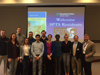 SPTS residents at the Cleveland Clinic Sports Health Summit. Thanks for joining us!
