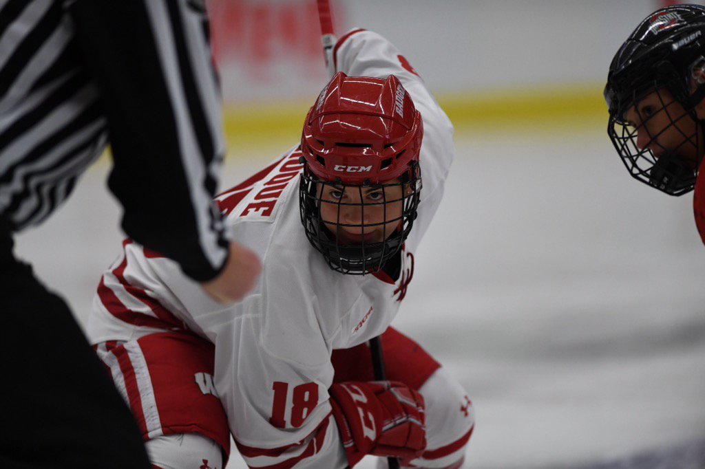 Ready for the 2nd period face off leading 3-0 <a href="/BadgerWHockey/">Wisconsin Hockey</a>