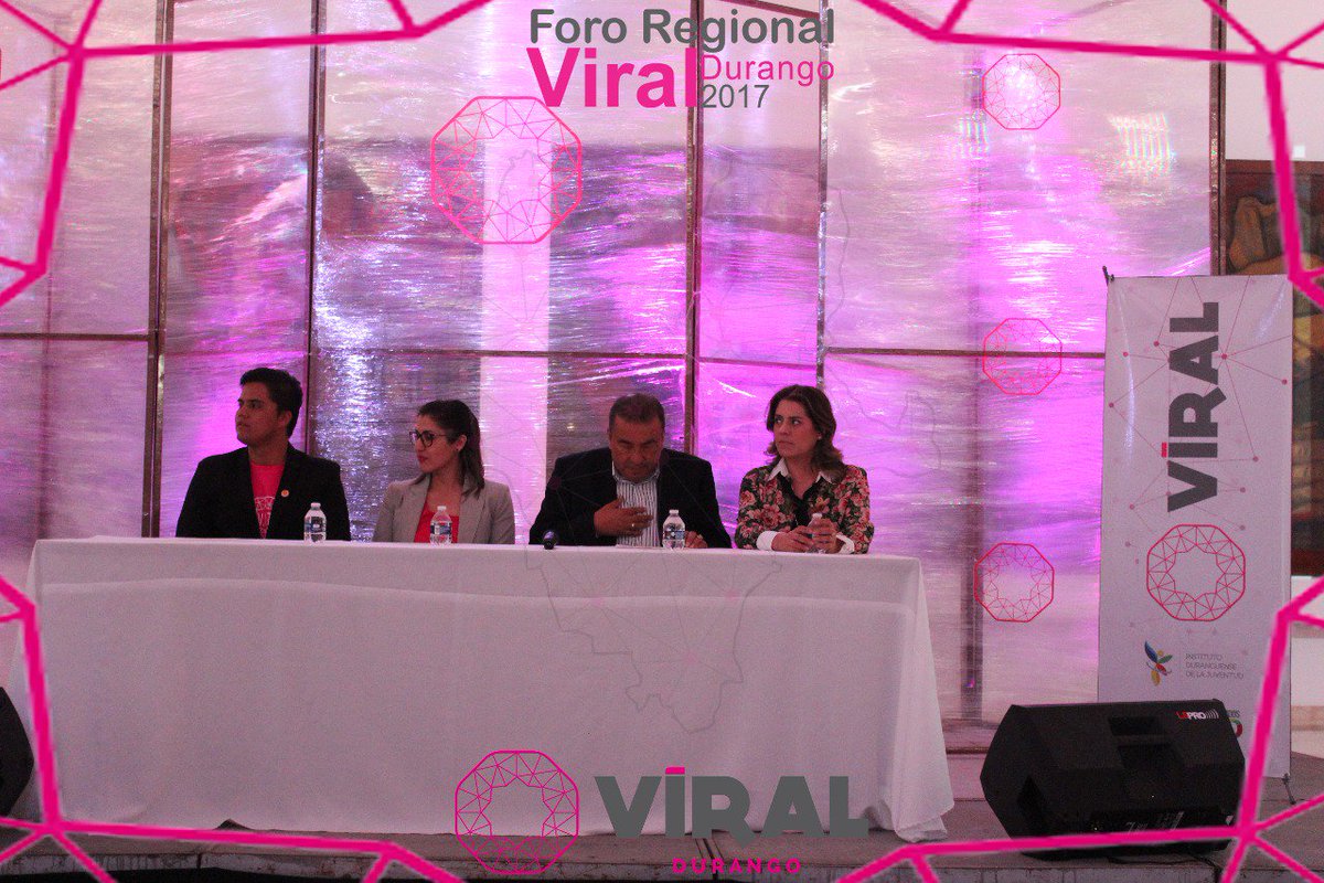 Agredecemos el apoyo del <a href="/IDJuventud/">Instituto Duranguense de la Juventud</a> y Gobierno del Estado en el segundo día del #ForoViralDurango 
#RifamosEnEquipo 
#YoSoyViral
<a href="/JRAL15/">Jose Ramon Aldava L.</a>