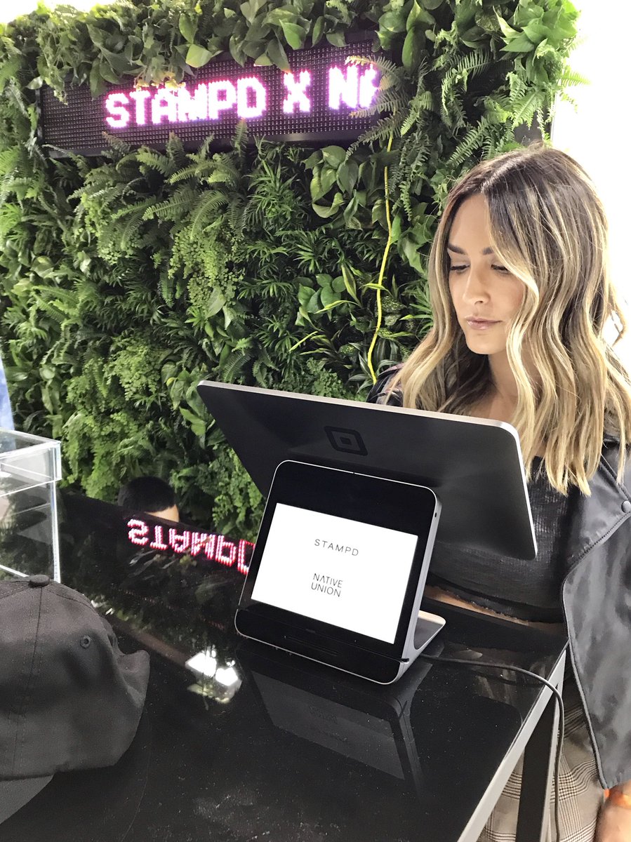 DrewVoorheis's tweet photo. .@Square is out at @ComplexCon powering the STAMPD x NATIVE UNION booth #SquareRegister https://t.co/4P4HjZfmIm