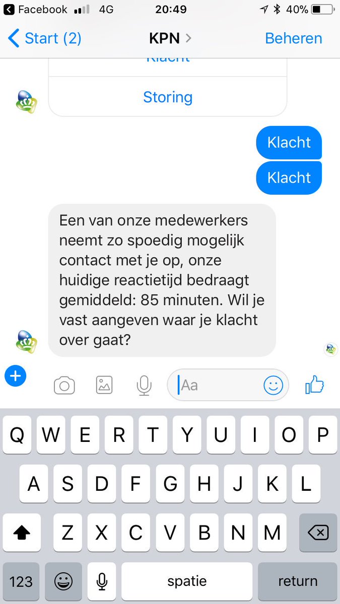 japper77's tweet image. #kpn #klantenservice #Facebook ongeveer 85 min wachten. Kan andere #provider #Vodafone #TMobile #telfort of andere sneller reageren.