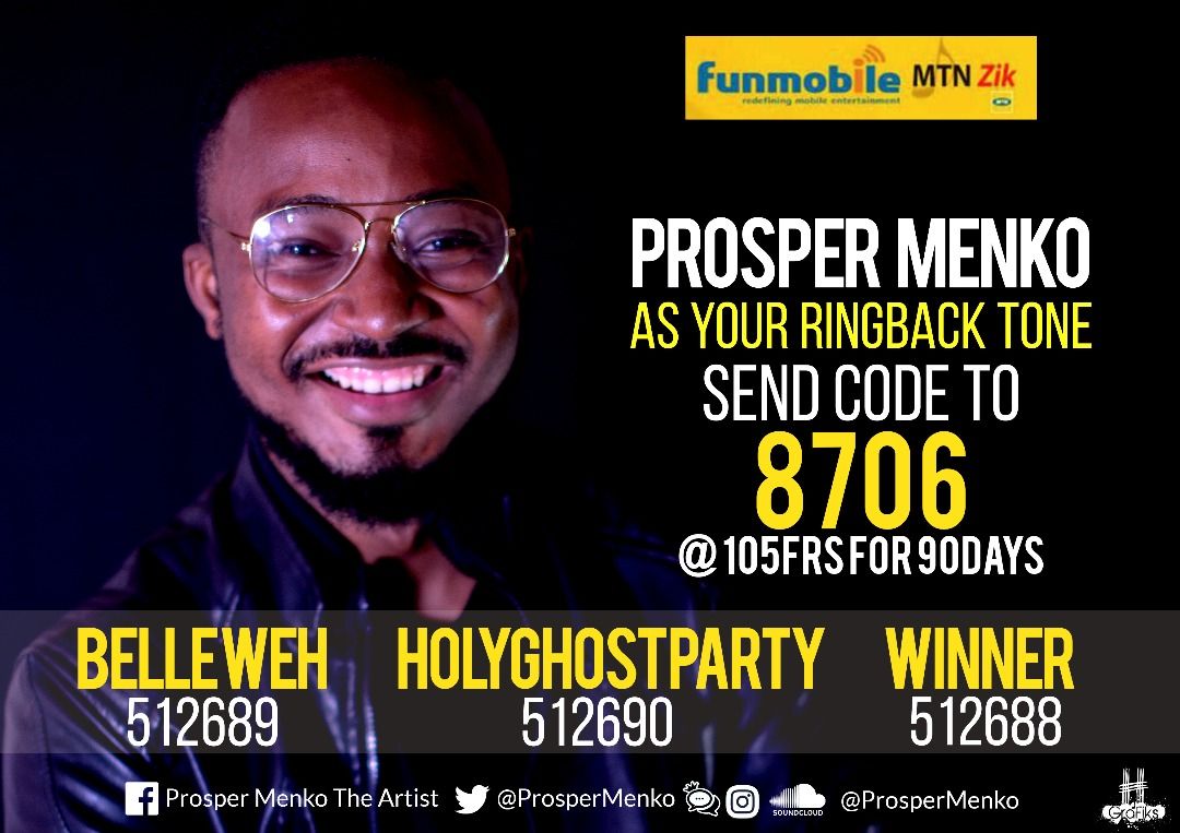 Funmobile_CMR's tweet photo. Bless your new month with #ProsperMenko's hits
#gospel #kamer #237 #tracegospel #MTNzik #MTN 
Bless your callers with amazing tunes https://t.co/MbYatnFnFQ