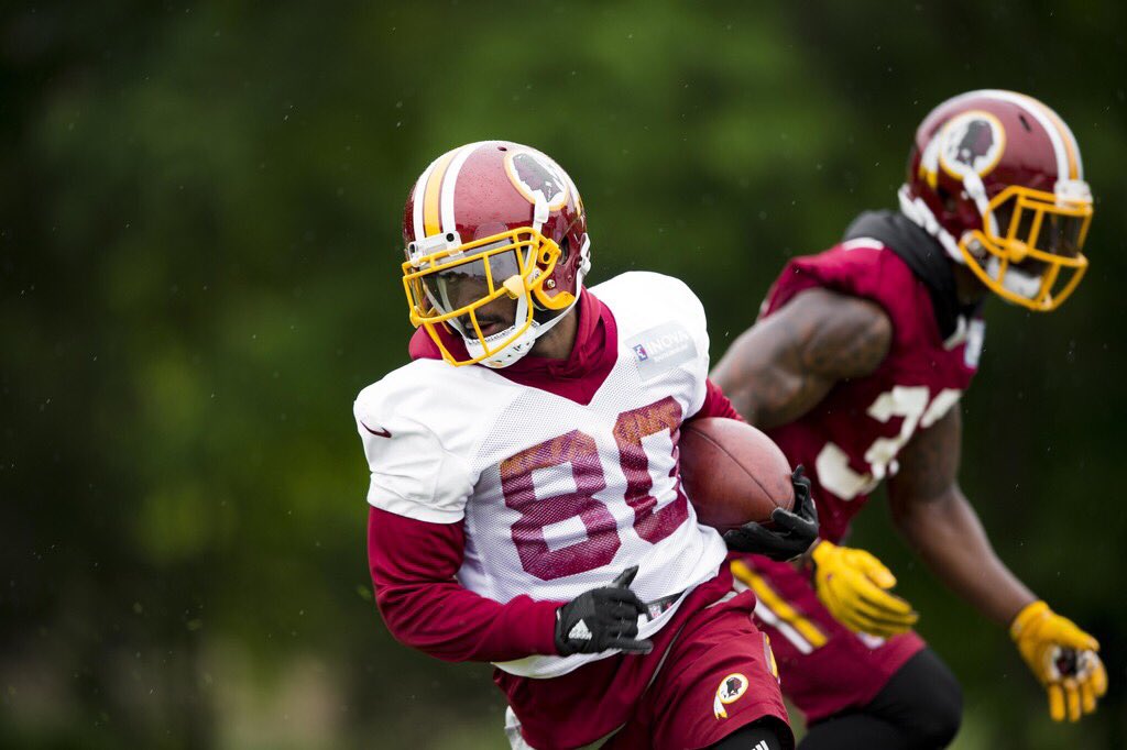 Commanders's tweet image. #Redskins downgrade WR Jamison Crowder (hamstring) to out for #WASvsSEA. Crowder did not travel with the team: redsk.in/2zfz6gR