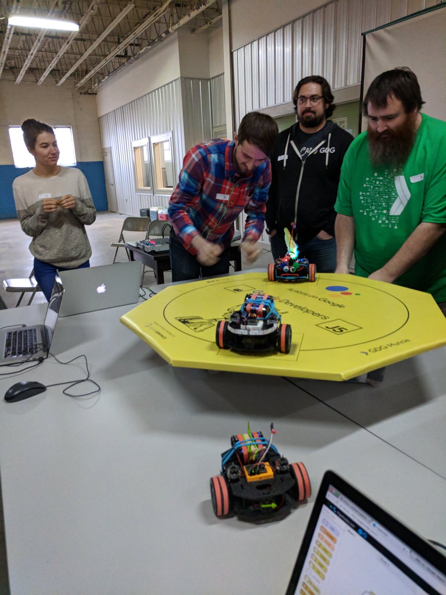 parkbsu's tweet image. #nodebot challenge! @MadjaxMuncie @gdg #devfestmuncie