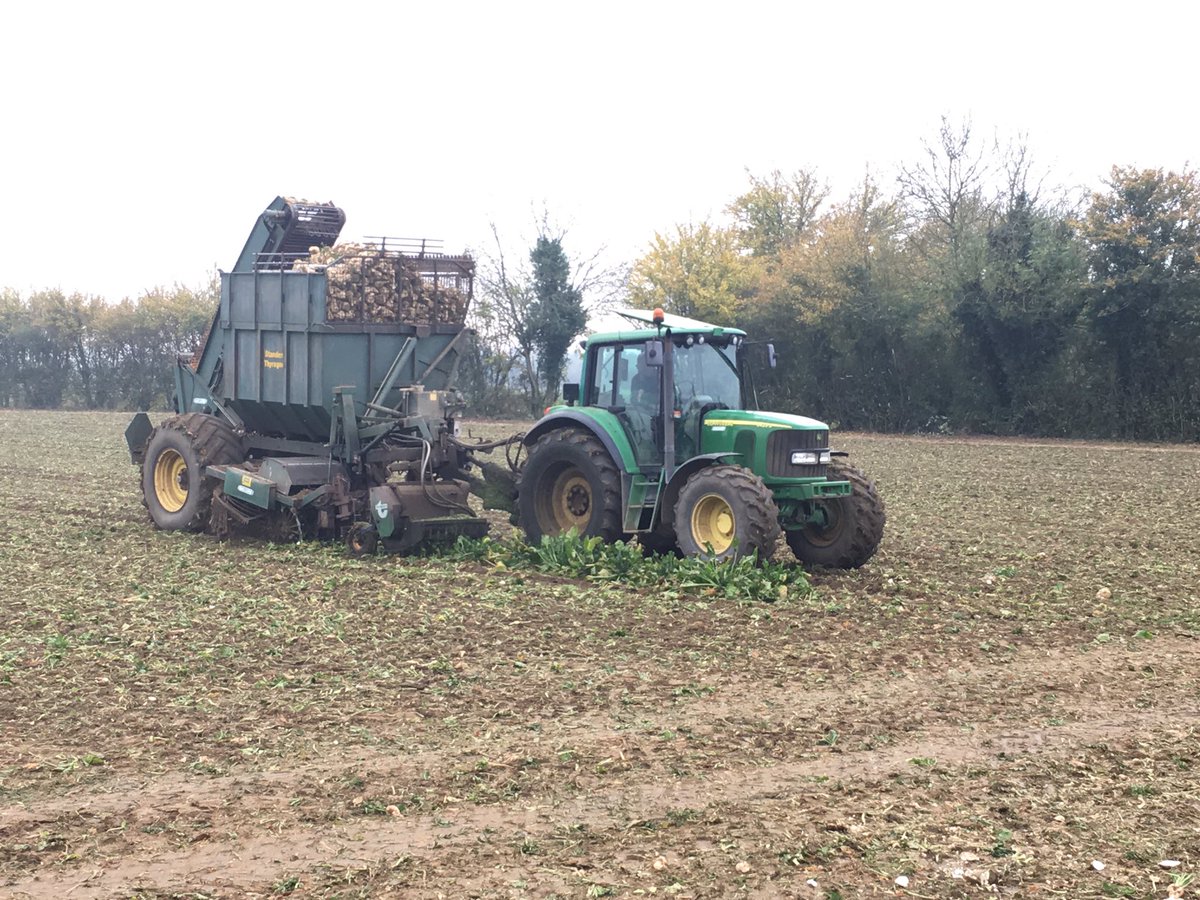 john9345's tweet photo. Nice to have got the first three lifts out in perfect conditions! #sugarbeet #thyregod #bbro https://t.co/xhIafVUI07