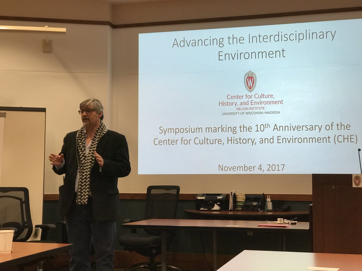 uwche's tweet photo. .@NelsonInstitute Director Paul Robbins shares his remarks with CHE.
#CHE10 #CHEDAY ##ENVHUM #ENVHIST https://t.co/qECgEwmCEz