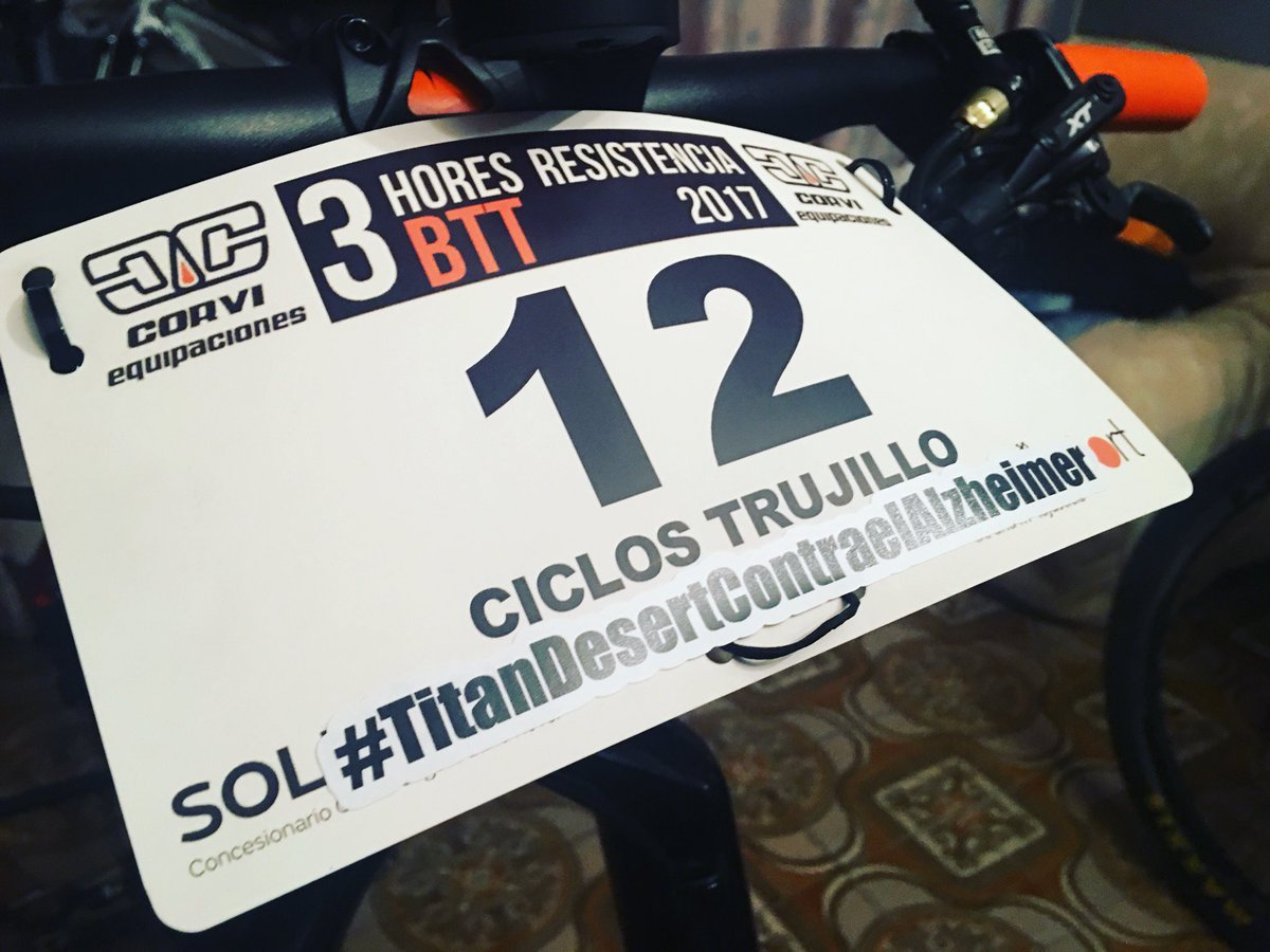 IsaacDesert's tweet photo. Mañana día de carrera #titandesertcontraelalzheimer https://t.co/fgJri9HaqA